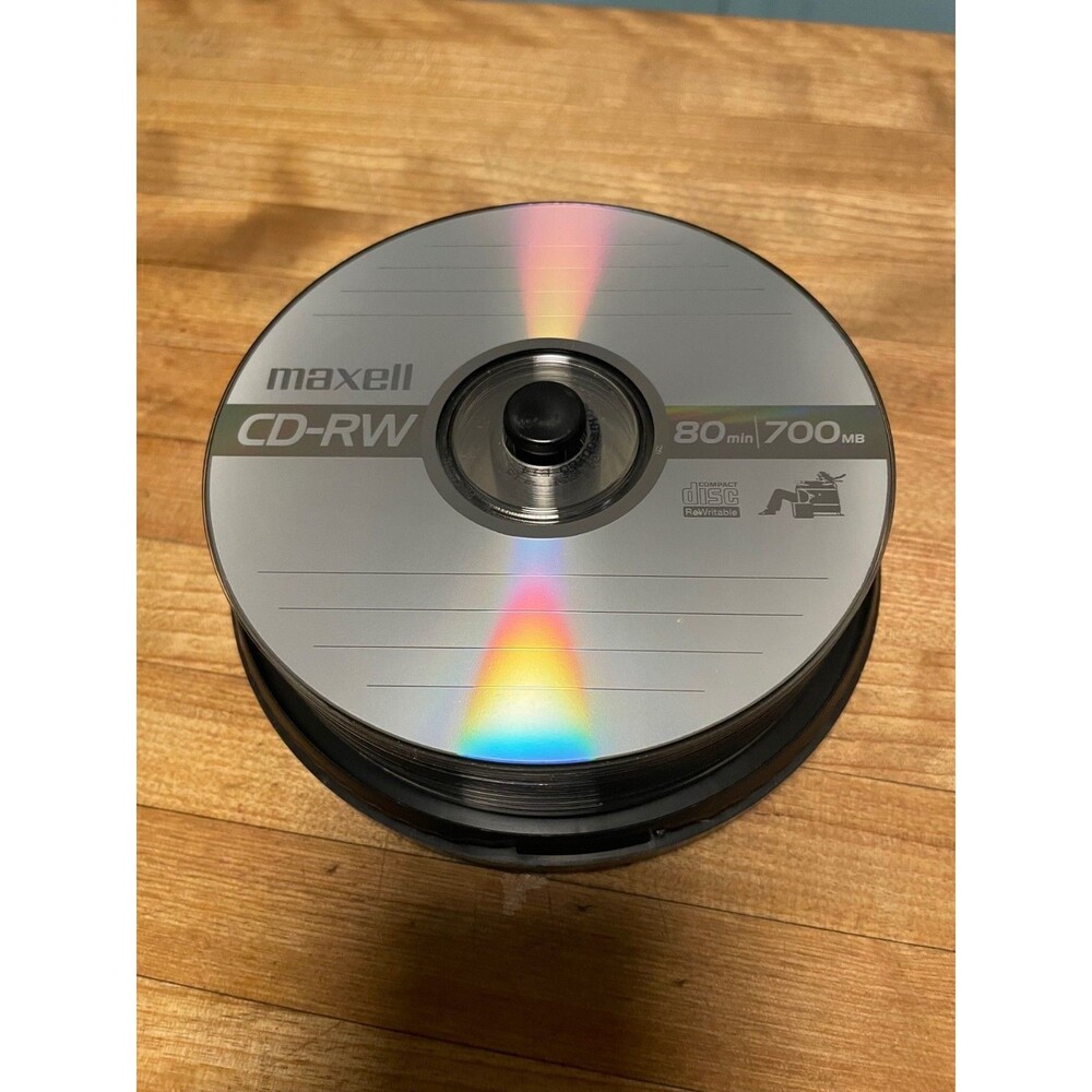 Maxell CD-RW Re-Writable 22-Pack 700MB 80 Minutes